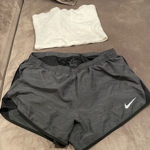 Nike dry fit shorts with BONUS crop top